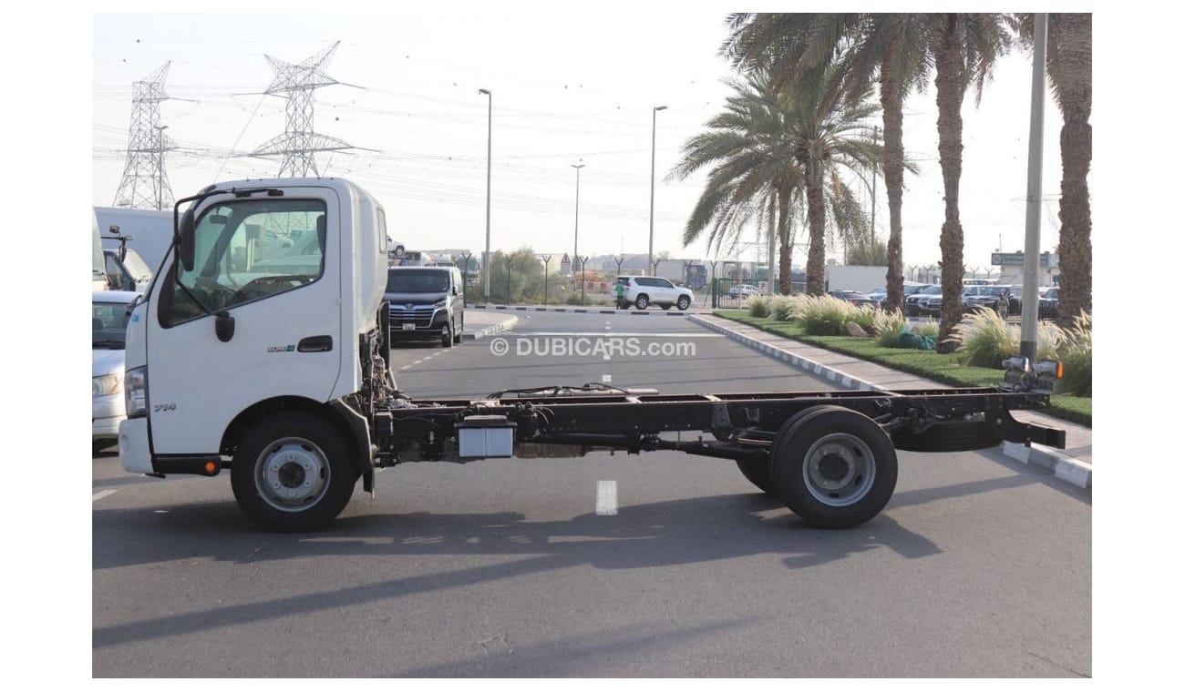 هينو 300 714 Chassis, 4.2 Tons (Approx.), Single cabin with TURBO, ABS and AIR BAG, 300 Series Diesel, MODEL