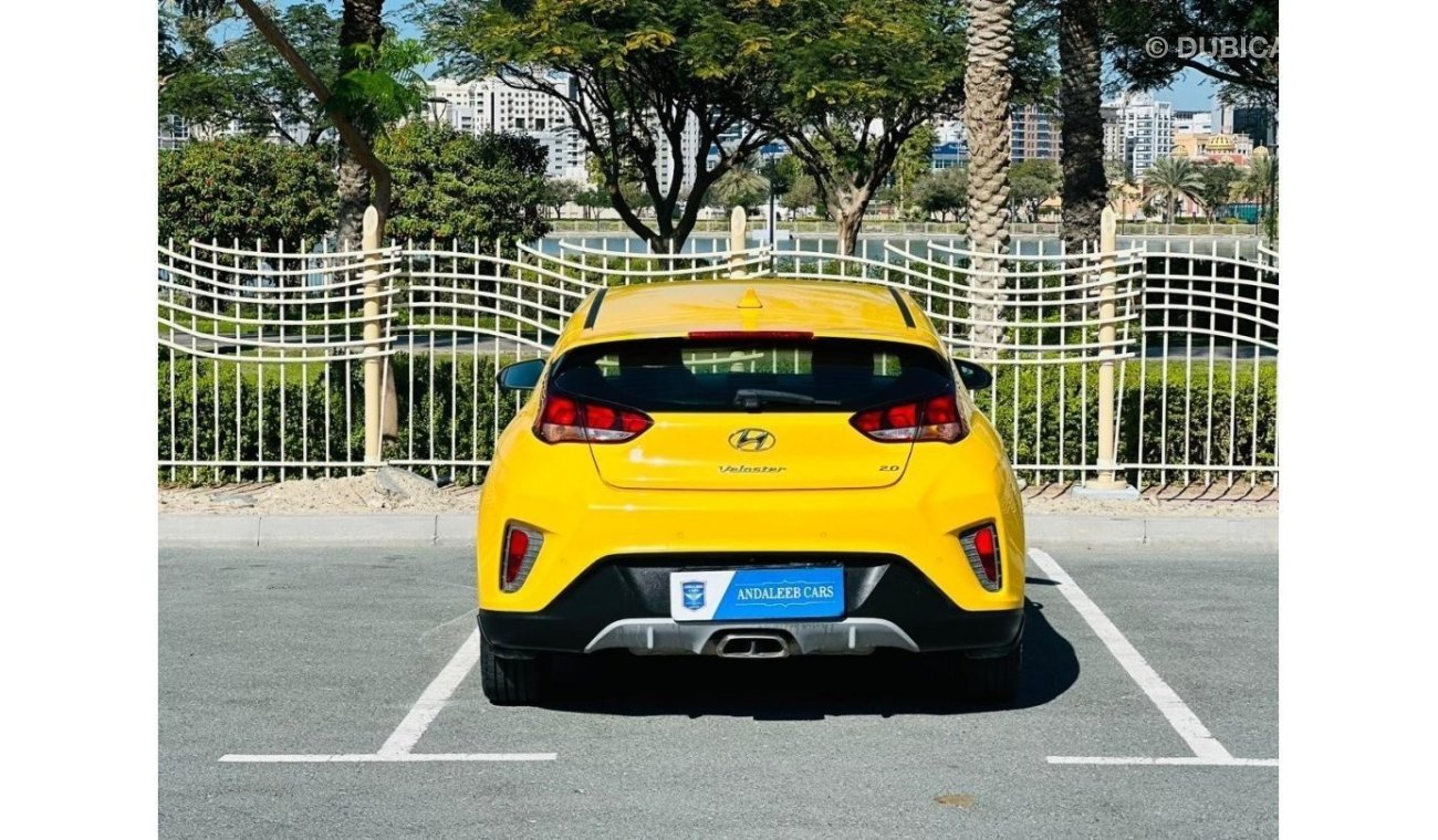 Hyundai Veloster Std 840 PM || HYUNDAI VELOSTER 2.0L || ORIGNAL PAINT || GCC || NEW YEAR OFFER