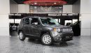 Jeep Renegade AED 850 P.M | 2017 JEEP RENEGADE MASTER LONGITUDE | UNDER WARRANTY | GCC | FULL PANORAMIC VIEW