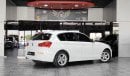 BMW 120i STD AED 800 P.M | 2019 BMW 120i | UNDER WARRANTY | GCC | 2.0L | ORIGINAL PAINT