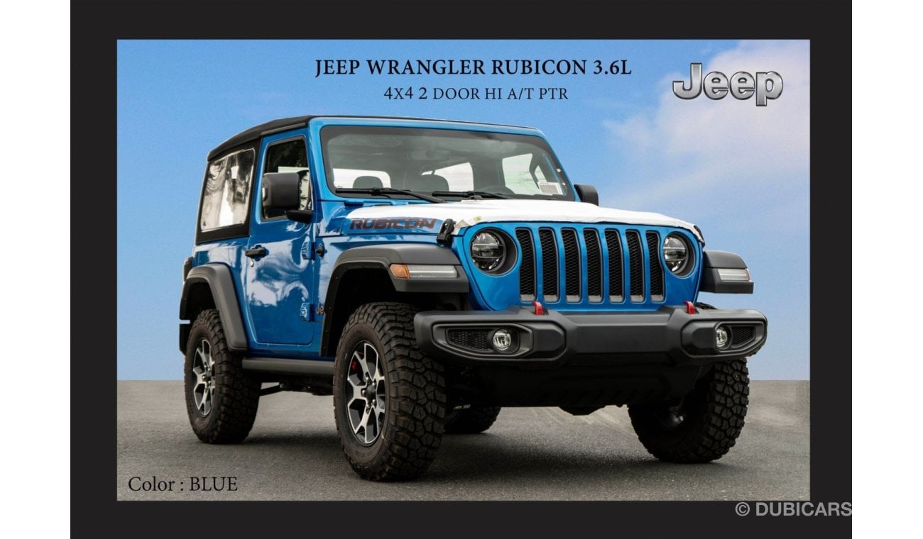 Jeep Wrangler JEEP WRANGLER RUBICON 3.6L 4X4 2 DOOR HI A/T PTR 2022 Model Year Export Price