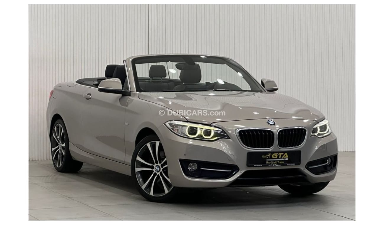 بي أم دبليو 220 سبورت لاين 2017 BMW 220i Sportline, Warranty, Service History, Excellent Condition, GCC