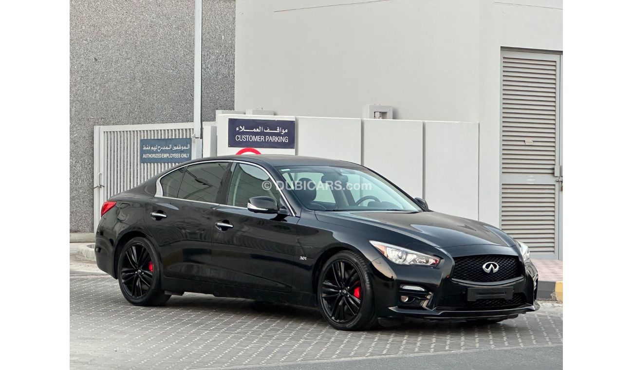 Infiniti Q50 3.0T Sport Black Edition INFINITI Q50 2017 GCC V6t ACCIDENT FREE // PEREFCT CONDITION // FULL OPITIO