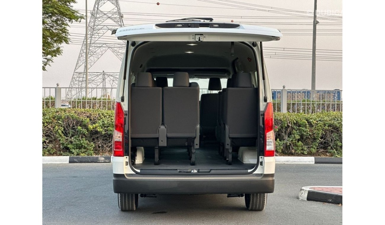 تويوتا هاياس 2025 Toyota Hiace DX 13-Seater 3.5L V6 Petrol M/T (3-Point Seatbelts) Only For Export