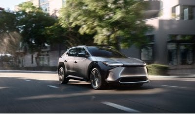 Toyota bZ4X The 2024 Toyota bZ4X GAC Toyota Platinum 615 Max Edition, an all-electric SUV