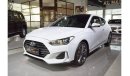 Hyundai Veloster Turbo صبغ وكاله | GCC Specs | 2.0L | Original Paint | Excellent Condition | Accid