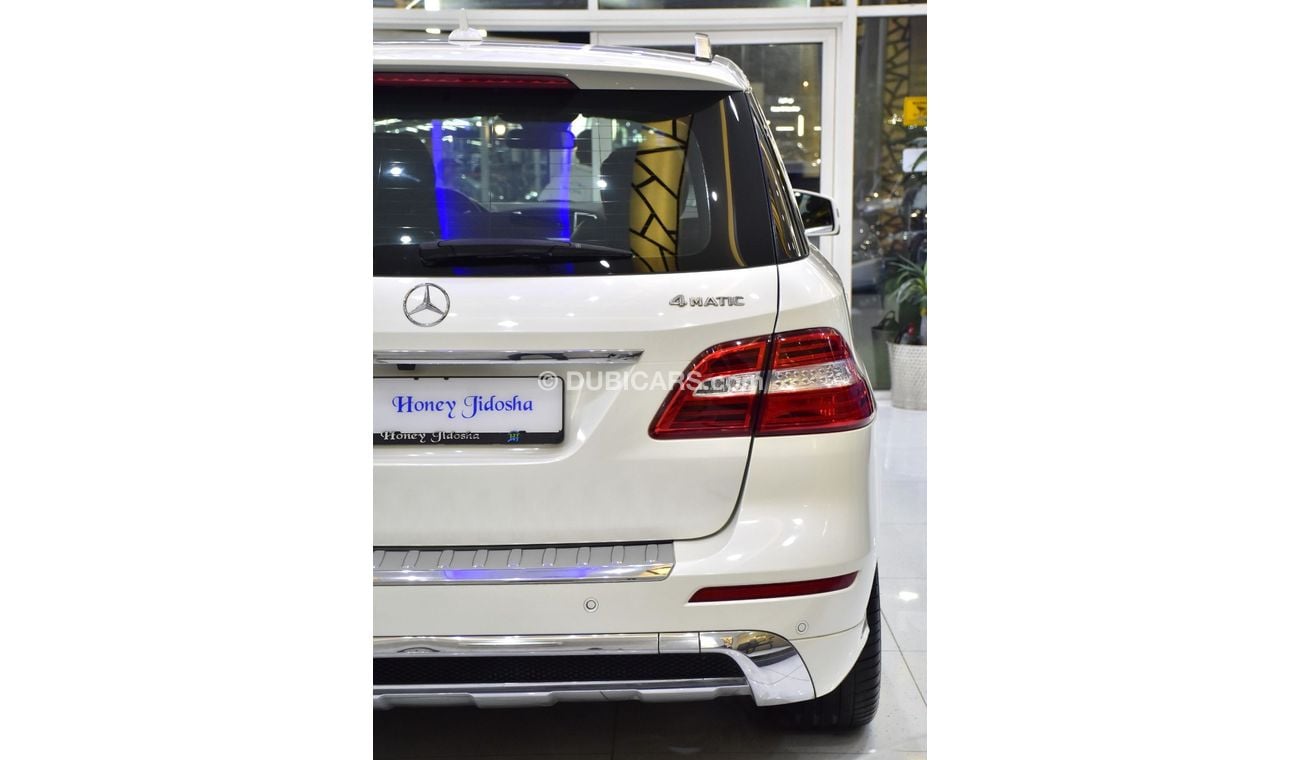 مرسيدس بنز ML 500 EXCELLENT DEAL for our Mercedes Benz ML500 4Matic ( 2013 Model ) in White Color GCC Specs