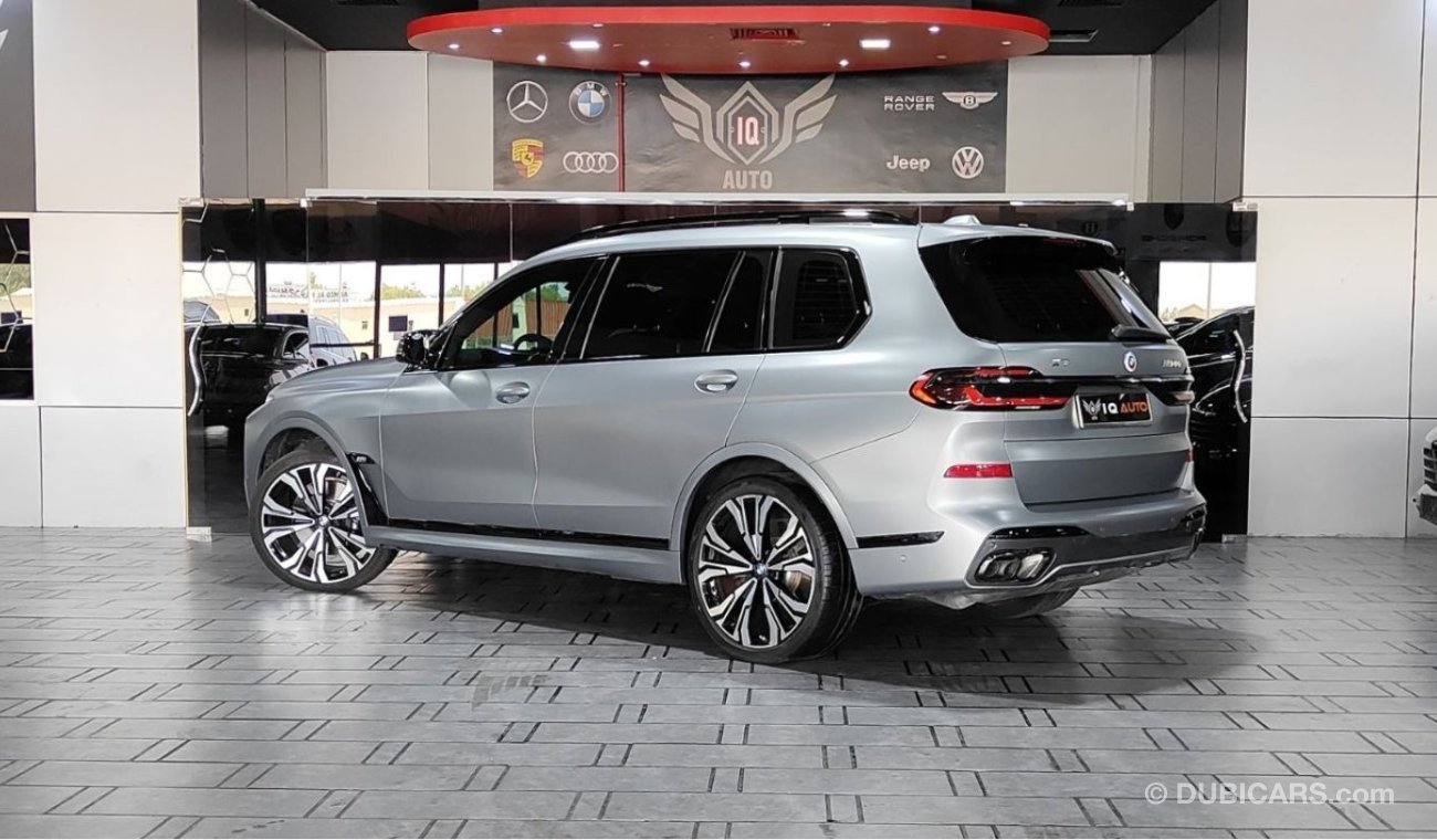 بي أم دبليو X7 AED 6,500 P.M | 2023 BMW X7 M60i | BMW WARRANTY | SERVICE CONTRACT | 7 SEATS | GCC | FULL PACKAGE