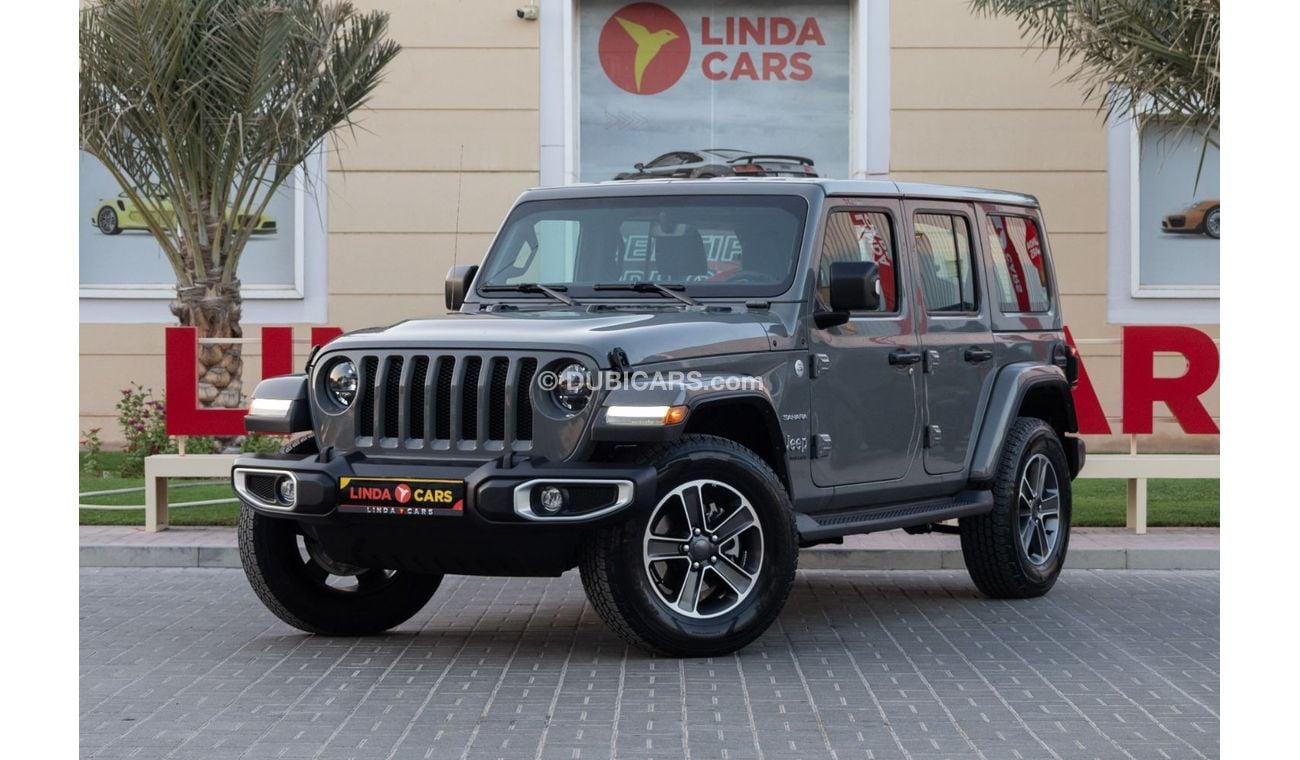 جيب رانجلر Unlimited Sahara 3.6L Jeep Wrangler Unlimited Sahara 2023 GCC under Agency Warranty with Flexible Do