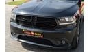 Dodge Durango GT 3.6L (292 HP) Dodge Durango GT 2018 GCC under Warranty with Flexible Down-Payment.