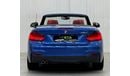 بي أم دبليو 220 M-Sport 2.0L 2018 BMW 220i M-Sport Convertible, Warranty, Full Service History, Low Kms, GCC