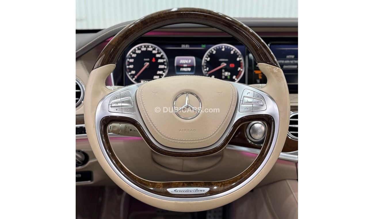 مرسيدس بنز S 400 std 3.0L 2015 Mercedes Benz S400 AMG, Full Service History, Fully Loaded, GCC