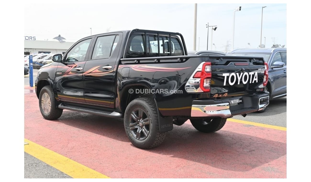 تويوتا هيلوكس Toyota Hilux SR5 2.4L Diesel Automatic, Double Cab,  Color Black , Model 2023