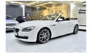 BMW 650i EXCELLENT DEAL for our BMW 650i CONVERTIBLE ( 2011 Model ) in White Color GCC Specs