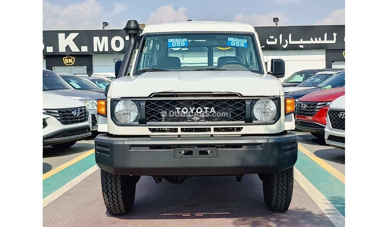 تويوتا لاند كروزر هارد توب LC78 / V8 / 4.5L DIESEL / 9 STR /  SNORKEL / FRONT BUMPER NEW DESIGN PAINTED / 4WD (CODE # 5619)