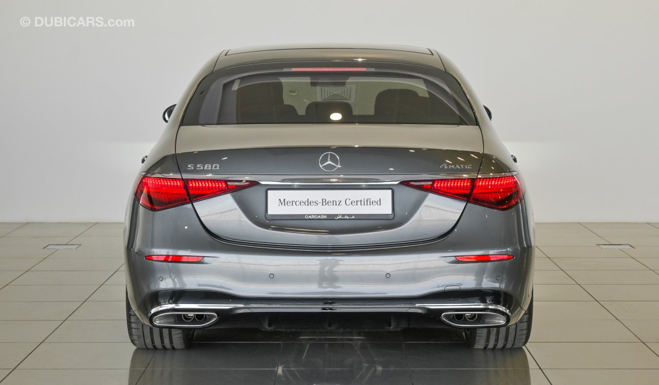 Mercedes-Benz S 580 4M SALOON / Reference: VSB 33437 Certified Pre-Owned with up to 5 YRS SERVICE PACKAGE!!!