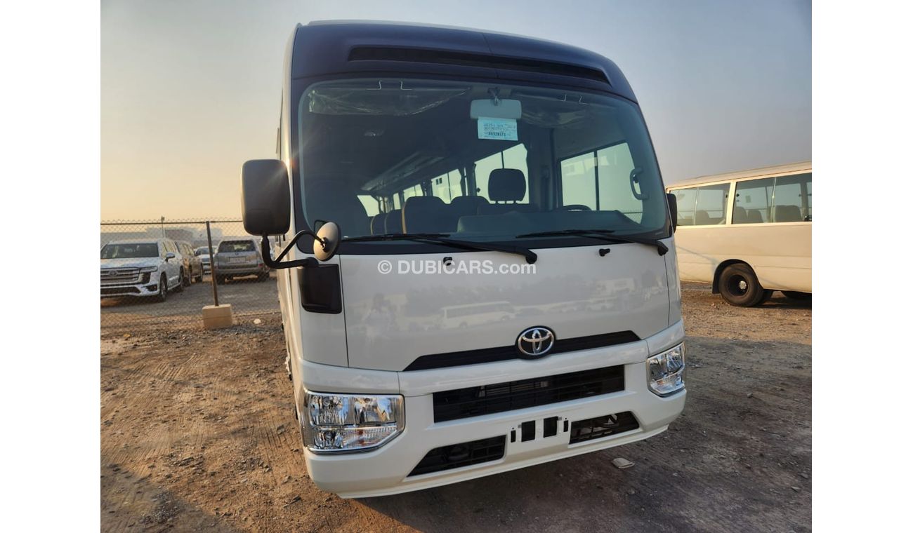 Toyota Coaster 2024 Model Toyota Coaster High-Roof 23-Seater 4.0L 4-Cyl Turbo Diesel M/T RWD (Auto Closing Door) On