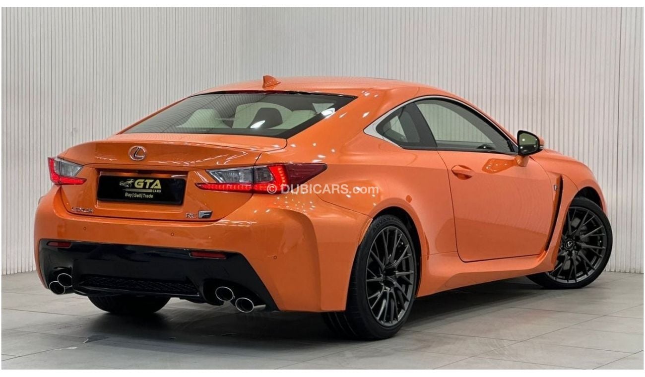 Lexus RC F 2015 Lexus RC-F, Full Lexus Service History, Low Kms, Carbon Fiber Package, Excellent Condition, GCC