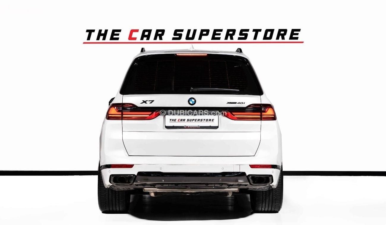 BMW X7 XDrive40i 3.0L 2019-BMW X7 40i XDRIVE INDIVIDUAL 7 SEATS-GCC-FSH-SERVICE CONTRACT AND WARRANTY TILL