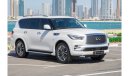 Infiniti QX80 Luxe 7st Infinite QX80  Full Option 2020 GCC Under Warranty