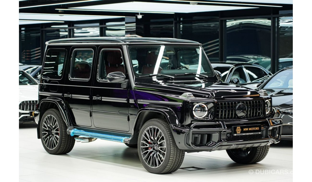 مرسيدس بنز G 63 AMG Mercedes-Benz G 63 | 2025 GCC 0km | Agency Warranty | Double Night Package | 360 View | 22 Inch Rims