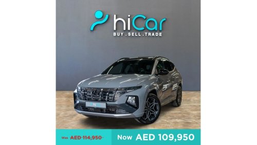 Hyundai Tucson Full Option AED 1,685pm • 0% Downpayment • N-Line 1.6L Turbo • 3 Years Warranty!