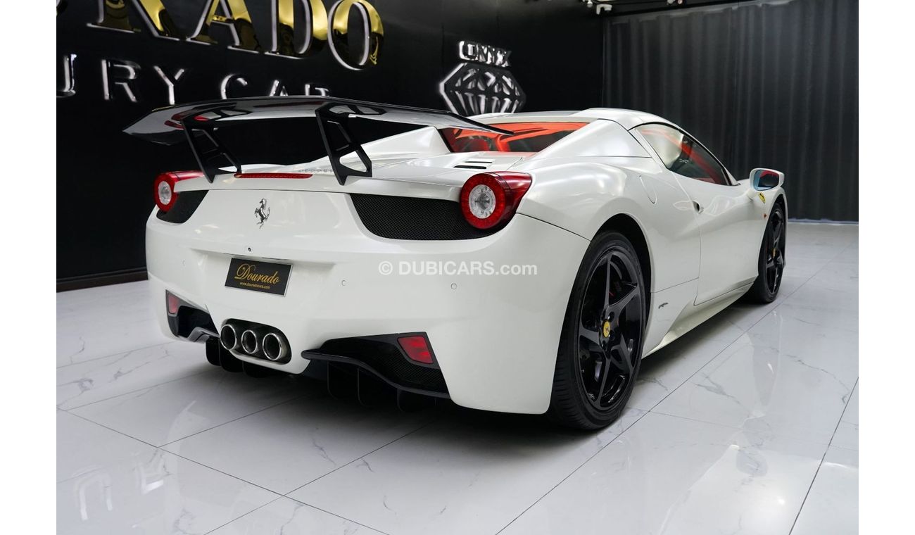 Ferrari 458 Spider | Italia | Type F142 | Used | 2014 | White Bianco Avus