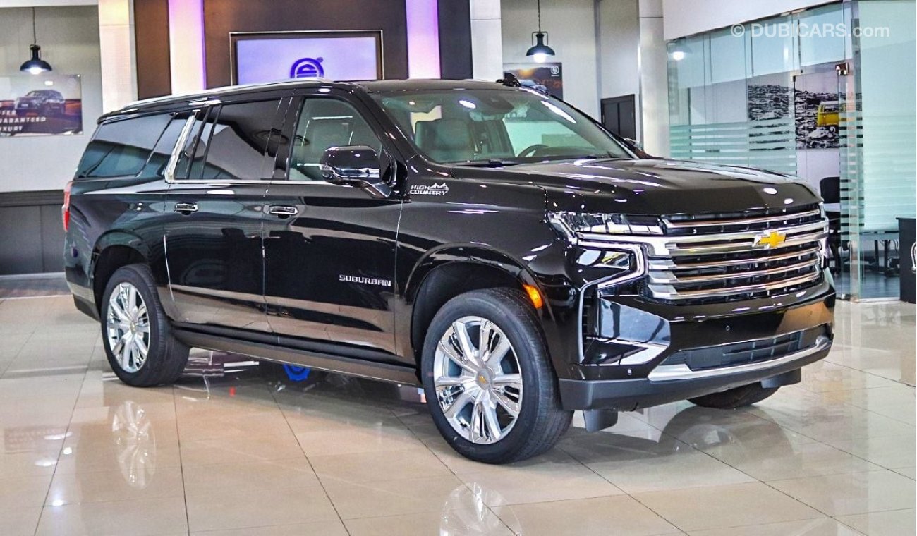 شيفروليه سوبيربان 2023 Model Chevrolet Suburban High Country, 6.2L Petrol AWD A/T