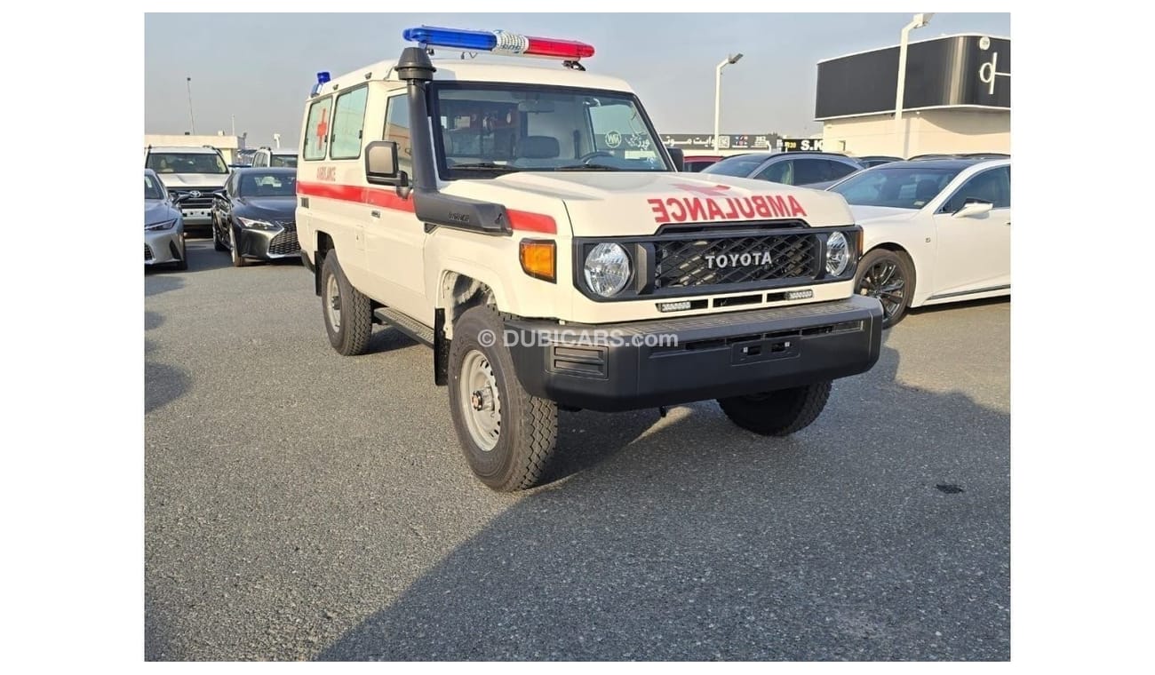 تويوتا لاند كروزر هارد توب Land Cruiser hardtop ambulance 4.5L diesel 4WD 2024