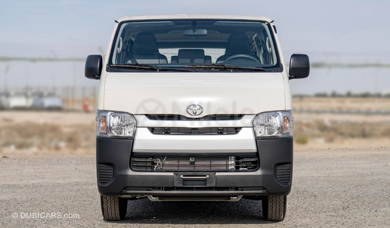 تويوتا هاياس STD 2.7L PETROL 15-SEATER: DUAL AIRBAGS, FR+RR AC, VINYL SEATS