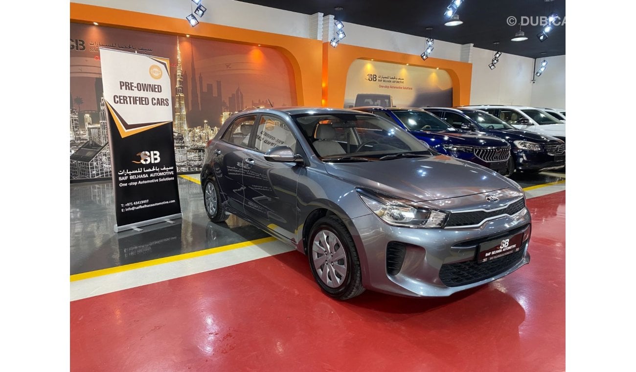 Kia Rio AED 687 EMi @ 0% DP | 2019 | Kia Rio H/B I EX | GCC | 1.4L | FWD |