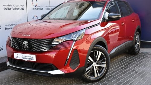 Peugeot 3008 AED 1279 PM  ACTIVE 1.6L TC AT GCC MANUFACTURER WARRANTY 2028 OR 100K KM