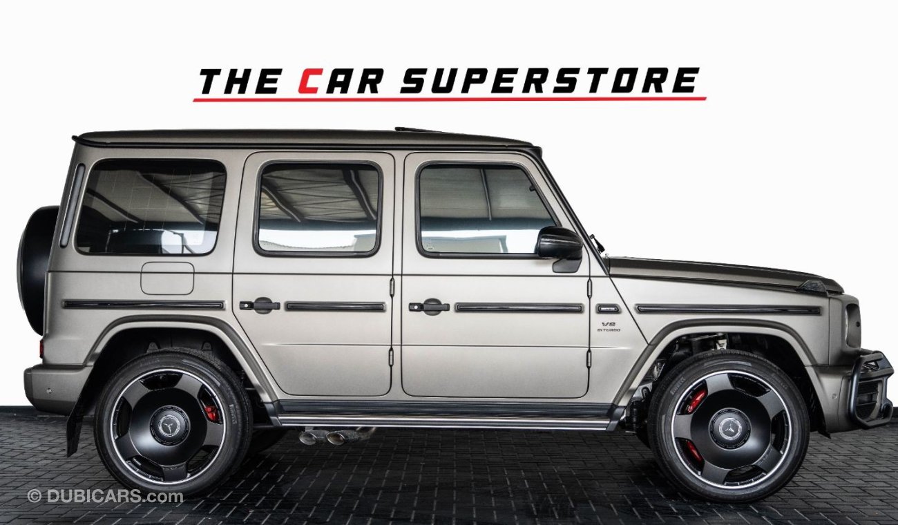 مرسيدس بنز G 63 AMG 2023 - MERCEDES BENZ G63 AMG DOUBLE NIGHT PACKAGE - SPECIAL PAINT - 5 YEARS WARRANTY WITH GARGASH