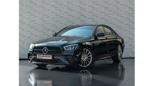 Mercedes-Benz E300 AED 3,853 PM • E 300 AMG • LOW KM • OFFICIAL MERCEDES-BENZ WARRANTY+SERVICE PLAN