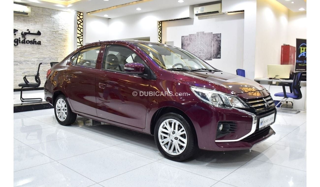 ميتسوبيشي اتراج EXCELLENT DEAL for our Mitsubishi Attrage ( 2021 Model ) in Burgundy Color GCC Specs