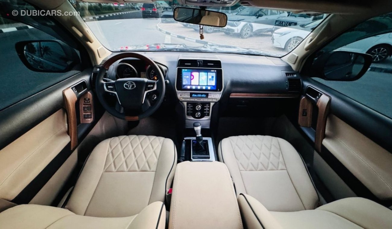 Toyota Prado MODIFIED TO 2023 MODEL WITH GR STYLE FRONT GRILL | PREMIUM BEIGE INTERIOR | 2010 | LHD | 2.7L PETROL