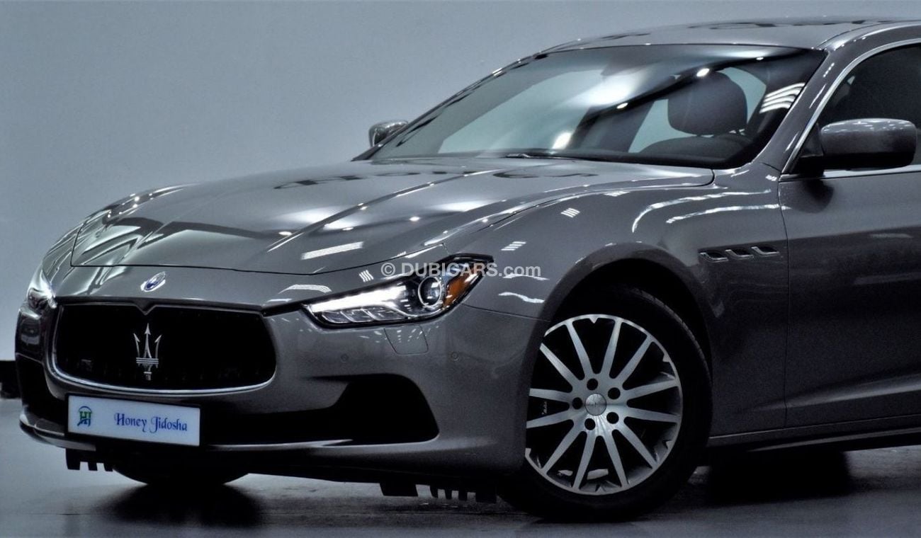 Maserati Ghibli EXCELLENT DEAL for our Maserati Ghibli ( 2014 Model ) in Grey Color GCC Specs