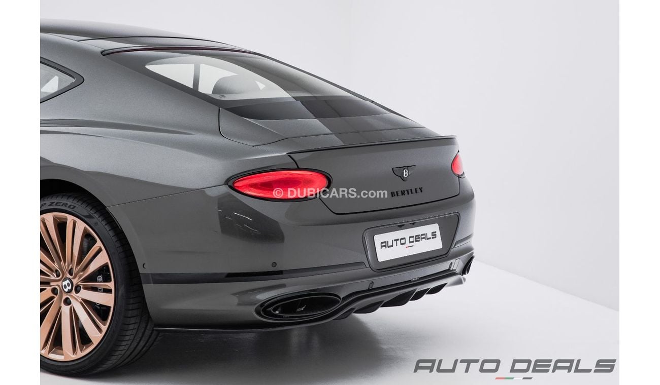 Bentley Continental GT 6.0L W12 (626 HP) Speed W12 | GCC | Brand New | Fully Loaded | 6.0L W12