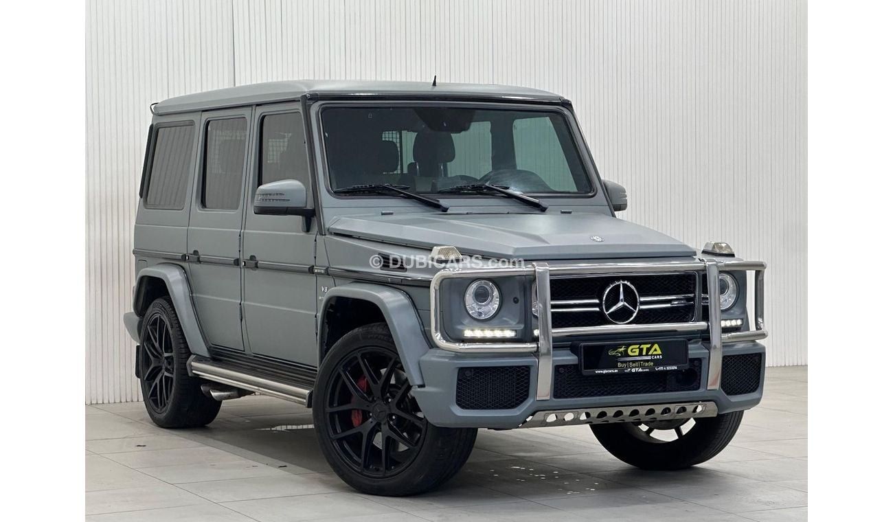 مرسيدس بنز G 63 AMG Std 5.5L 2016 Mercedes Benz G63 AMG 4MATIC, Service History, Full Options, Excellent Condition, GCC