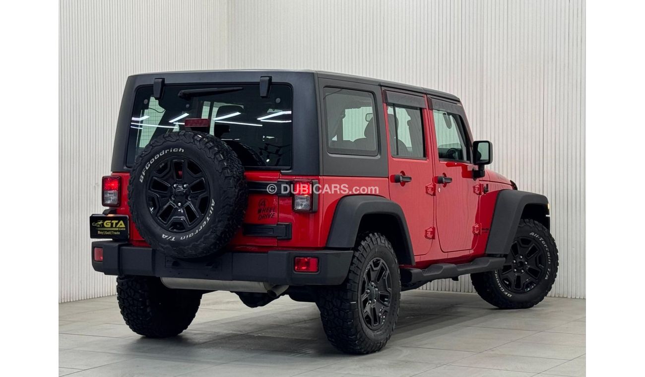 جيب رانجلر Unlimited Willys 3.6L A/T 2018 Jeep Wrangler Unlimited Willys, Warranty, Full Service History, Excel