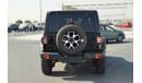 جيب رانجلر JEEP WRANGLER RUBICON 4WD-3.6L PETROL - AUTOMATIC TRANSMATION - BLACK