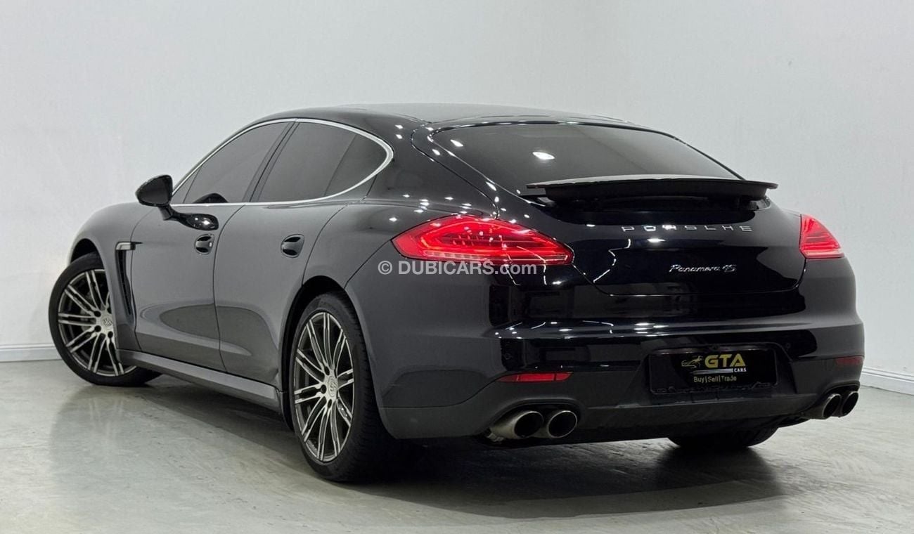 بورش باناميرا 4S 3.0L 2015 Porsche Panamera 4S, Service History, Excellent Condition, GCC