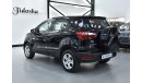 Ford EcoSport EXCELLENT DEAL for our Ford EcoSport ( 2018 Model ) in Black Color GCC Specs