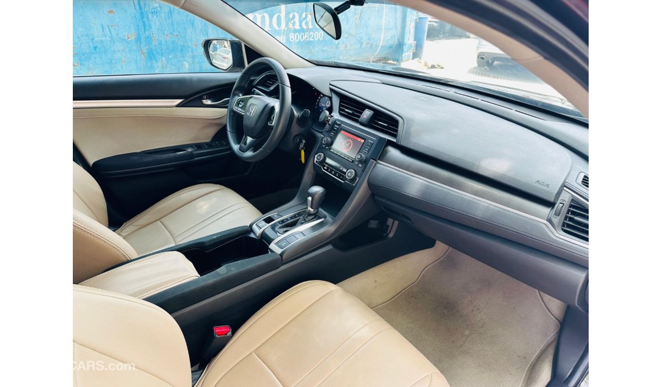 Honda Civic LX AED 920 PM | FIRST OWNER | FULL SERVICE HISTORY | HONDA CIVIC 2020 | GCC | 2 KEYS