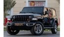 Jeep Wrangler Unlimited Sahara 3.6L Jeep Wrangler Unlimited Sahara 2019 GCC (LOWEST MILEAGE) under Warranty with F