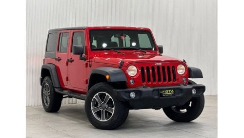 Jeep Wrangler 2017 Jeep Wrangler Unlimited Sport, Warranty, Service History, Low Kms, GCC Specs