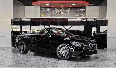 Mercedes-Benz E200 Coupe AED 2,800 P.M | 2018 MERCEDES-BENZ E 200 AMG KIT CABRIOLET | UNDER WARRANTY | GCC