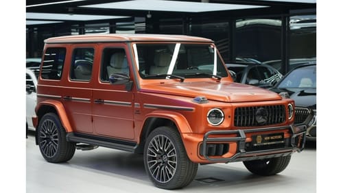 مرسيدس بنز G 63 AMG Mercedes-Benz G63 | 2025 GCC 0km | Agency Warranty | AMG | 22 Inch Rims | Double Night Package