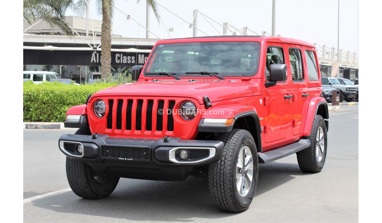 Jeep Wrangler Unlimited Sahara SOFT TOP GCC MINT IN CONDITION