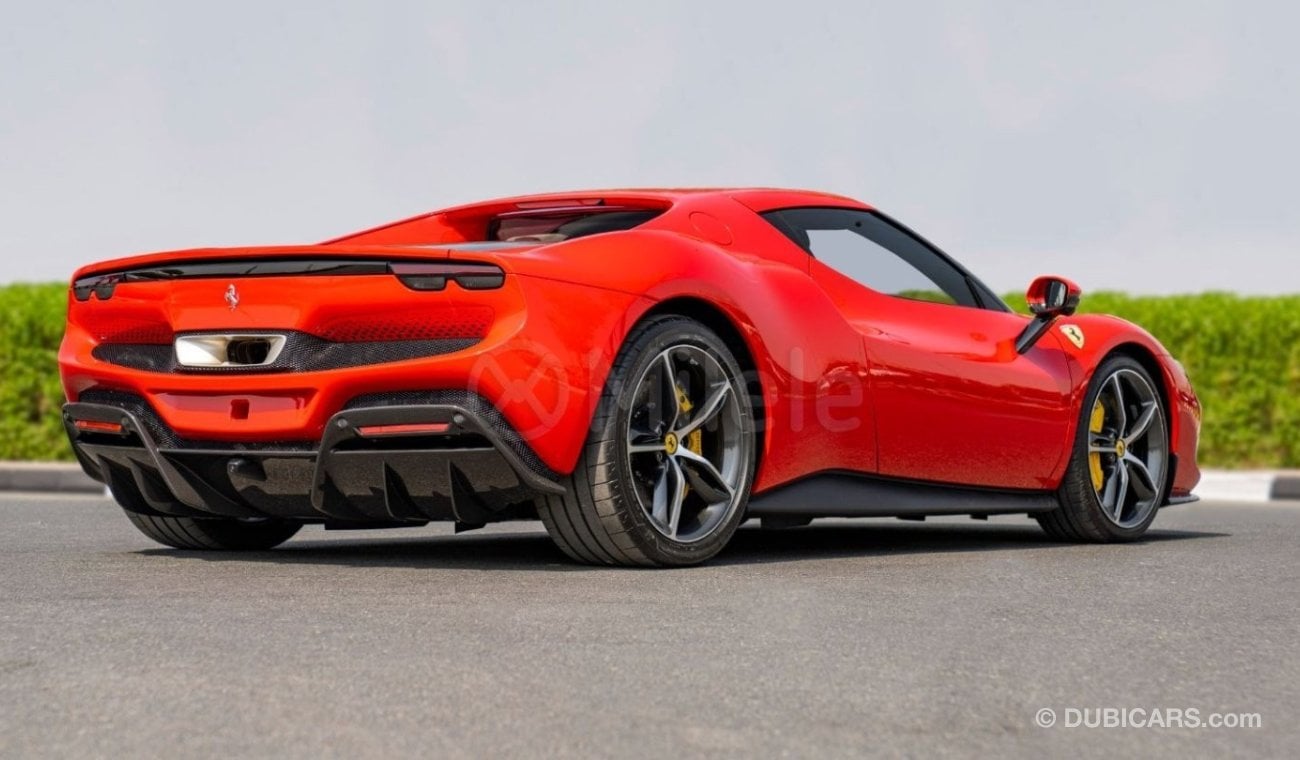 Ferrari 296 GTB RED EXTERIOR, BROWN INTERIOR, CARBON ACCENTS, AND 360 CAMERA